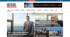 Desktop Screenshot of hoteliermaldives.com
